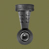 Swing N Hang silicone ball stretcher with chrome steel ball, front view, Fort Troff