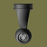 Swing N Hang ball stretcher with Fort Troff engraved steel ball, back view