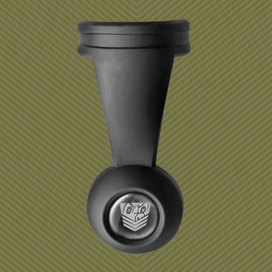 Swing N Hang ball stretcher with Fort Troff engraved steel ball, back view