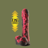 Tendril Thruster Red Thrusting Tentacle Dildo with Remote