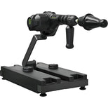 Gunner System modular fuck machine mounted on the ballast base with dildo attached, side view