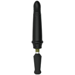Gunner System thrusting dildo attachment with olive collar and grip handle