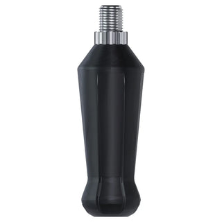 Gunner System black grip handle with threaded steel connector