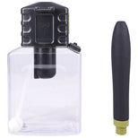 Hydro-Pro Rechargeable Cleaning System, tank and nozzle shown separated for cleaning