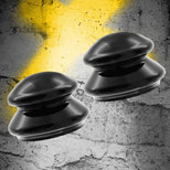 Pair of black Nip Suckers 3.0 suction cups