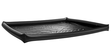 Nuru massage sheet folded for discreet storage after deflating the borders