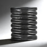 Front view of elastic ball stretcher featuring stacked ridge texture for added grip and pressure