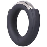 Pinch Zero cock ring side angle with chrome insert in place