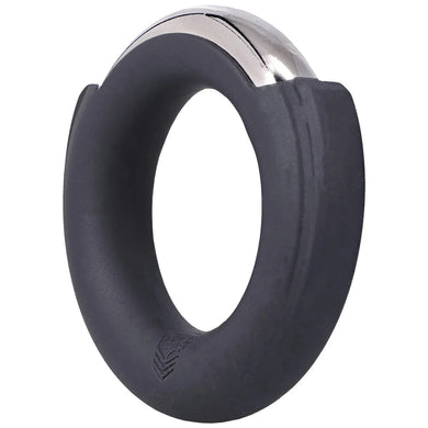Pinch Zero cock ring side angle with chrome insert in place