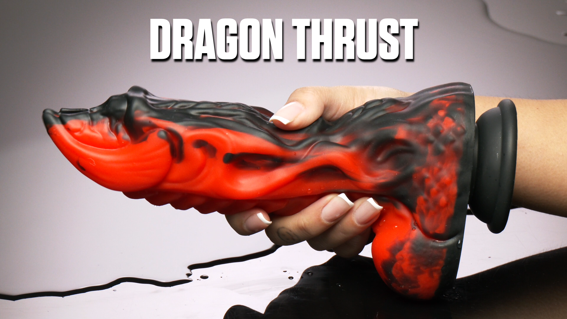 Dragon Thrust Thrusting & Vibrating Silicone Dildo eXtreme Restraints Dragon Thrust Thrusting & Vibrating Silicone Dildo eXtreme Restraints