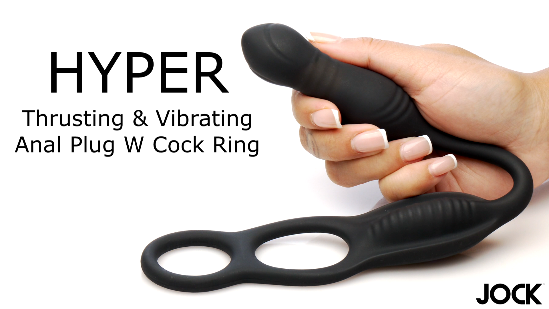 Enhancers Hyper Thrusting & Vibrating Anal Plug w/ C-Ring eXtreme Restraints Enhancers Hyper Thrusting & Vibrating Anal Plug w/ C-Ring eXtreme Restraints