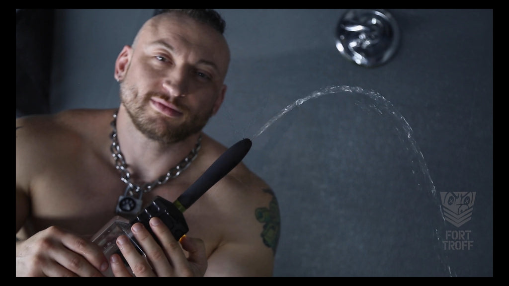 Depth Charge Hydro-Pro one-touch anal douche demo video