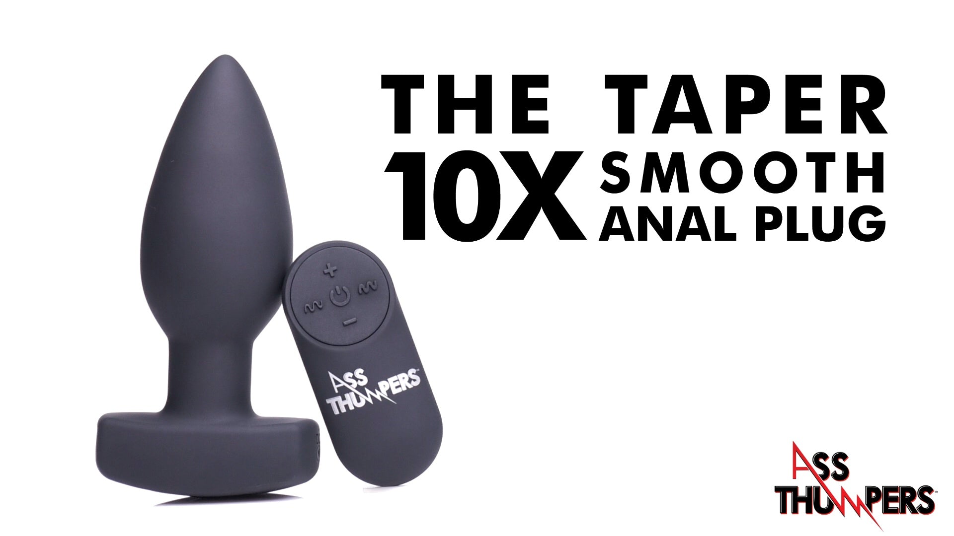 The Taper 10X Smooth Silicone Remote Control Vibrating Butt Plug - eXtremeRestraints eXtreme Restraints The Taper 10X Smooth Silicone Remote Control Vibrating Butt Plug - eXtremeRestraints eXtreme Restraints