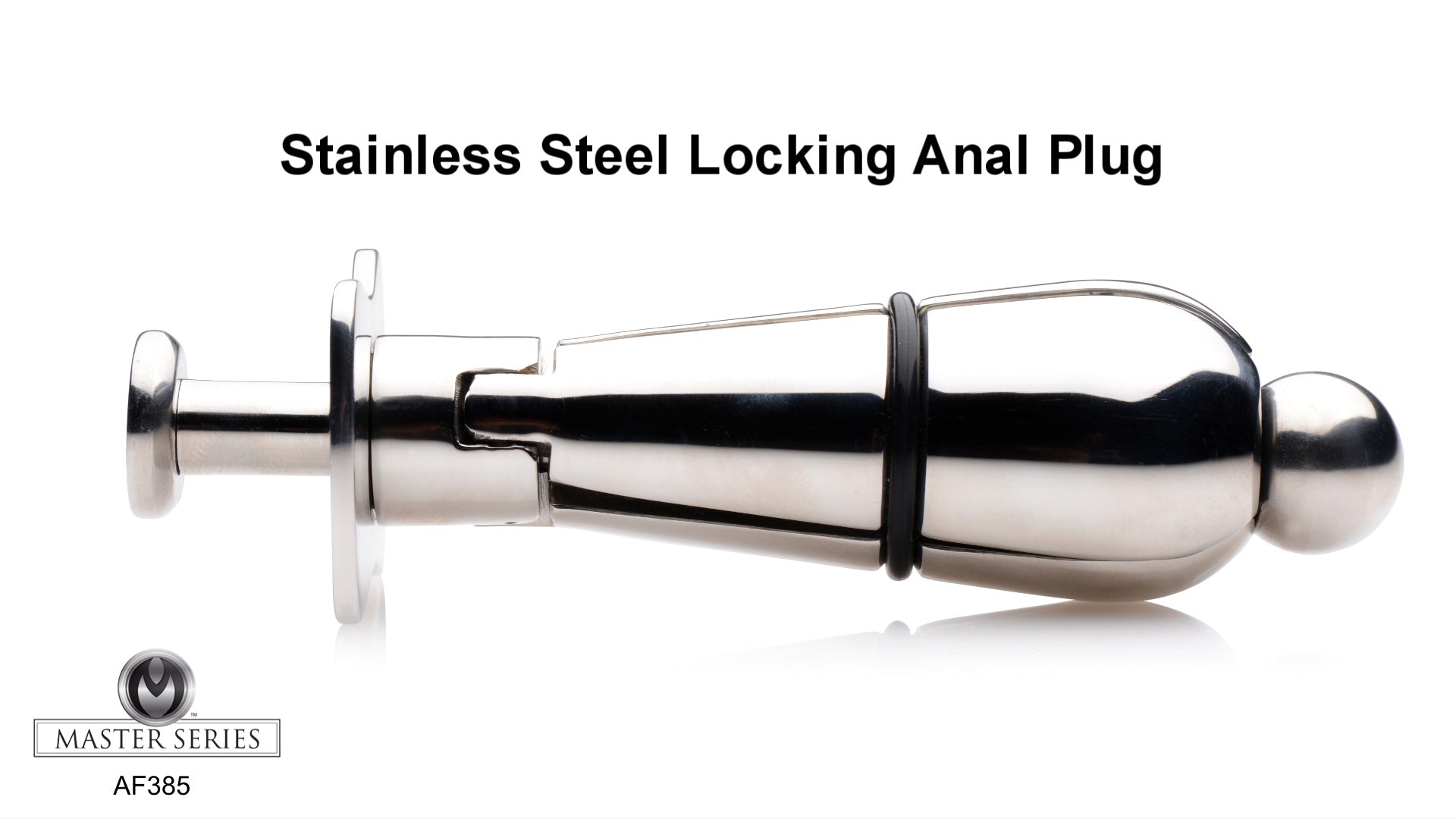 Stainless Steel Locking Anal Plug - eXtremeRestraints eXtreme Restraints Stainless Steel Locking Anal Plug - eXtremeRestraints eXtreme Restraints