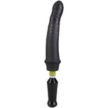 Robo Plunger rotating bead depth dong with black handle, curved head angled left