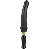 Robo Plunger rotating bead depth dong with black handle, curved head angled left