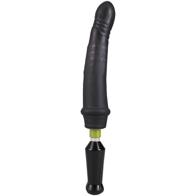 Robo Plunger rotating bead depth dong with black handle, curved head angled left