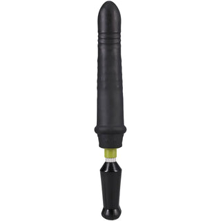 Robo Plunger depth dong front view showing the ribbed shaft and olive control band