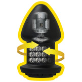 Robo Rimmer cutaway diagram with yellow outline showing the rotating rim beads and dual motors