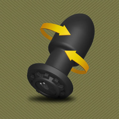 Robo Rimmer Slim angled view with arrows showing the rotating bead section