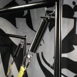 Sling Springs close-up showing the coil and hook