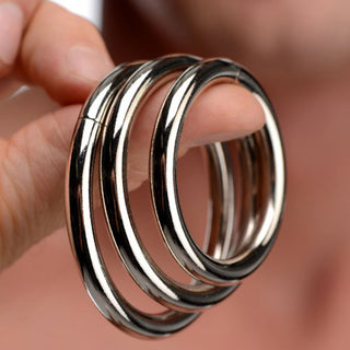 Steel Cock Rings Set