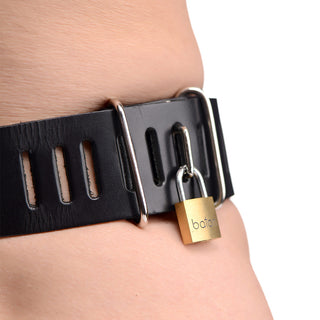 Strict Leather Female Chastity Belt