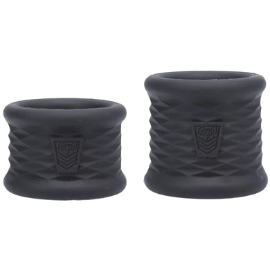 Stretch Flex silicone ball stretcher pair shown upright and angled