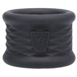 Stretch Flex short ball stretcher side view with embossed Fort Troff shield