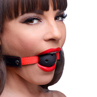 Subdue Me breathable ball gag product shot from Extreme Restraints
