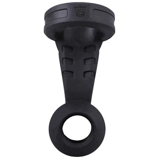 Swing N Hang Heavy silicone ball stretcher rear view with empty weight cradle