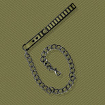 Tactical Leash chain detail