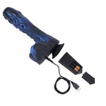 Tendril Thruster Blue with wireless remote and USB charging cable laid out