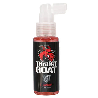 Throat Goat deep throat desensitizing spray 2 oz, Strawberry flavor bottle