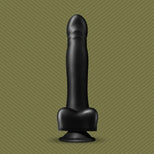 Tunnel Twister remote control thrusting dildo, front view