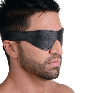 Leather Blindfold with Velcro Closure